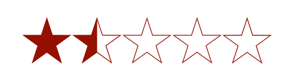 1.5 estrellas