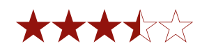 3.5 estrellas