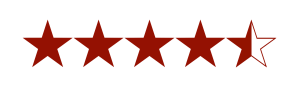 4.5 estrellas
